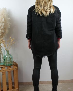 Jeanshemd „Christin“ black